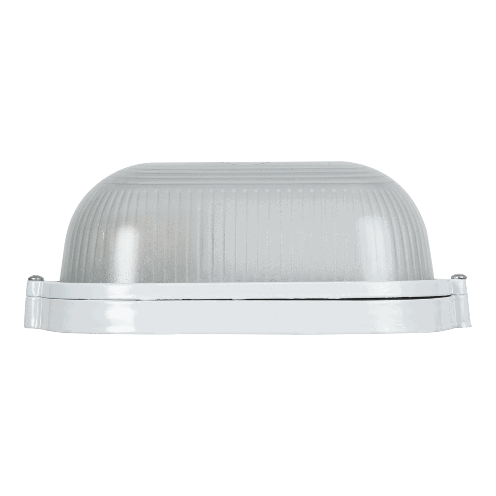 Lampă BAT ovală 1XE27 60W alb NV-3201.01