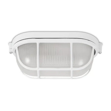 Lampă BAT grilă ovală 1XE27 60W alb NV-3201.02