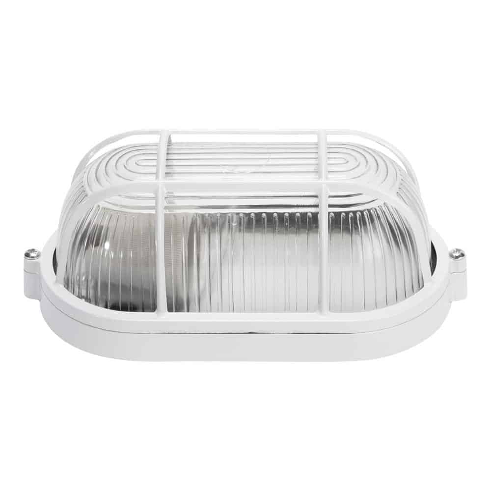 Lampă BAT grilă 1XE27 60W transparentarent alb NV-32