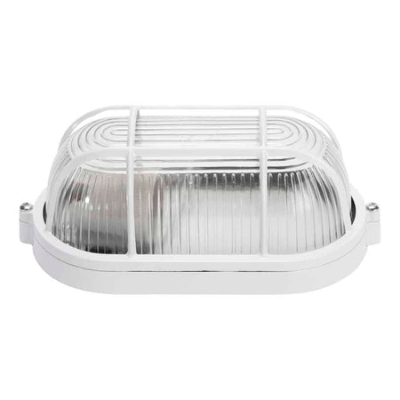 Lampă BAT grilă 1XE27 60W transparentarent alb NV-32