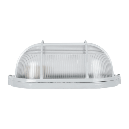 Lampă BAT grilă 1XE27 100W transparentarent alb NV-3