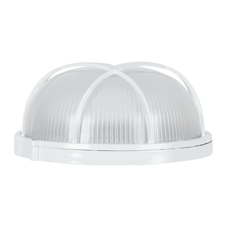 Lampă BAT grilă rotundă E27 100W alb NV-3201.08