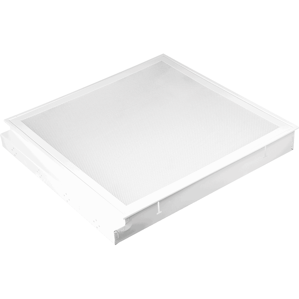 Corp iluminat încastrat 2x18W prismatic 595x295, Novelite
