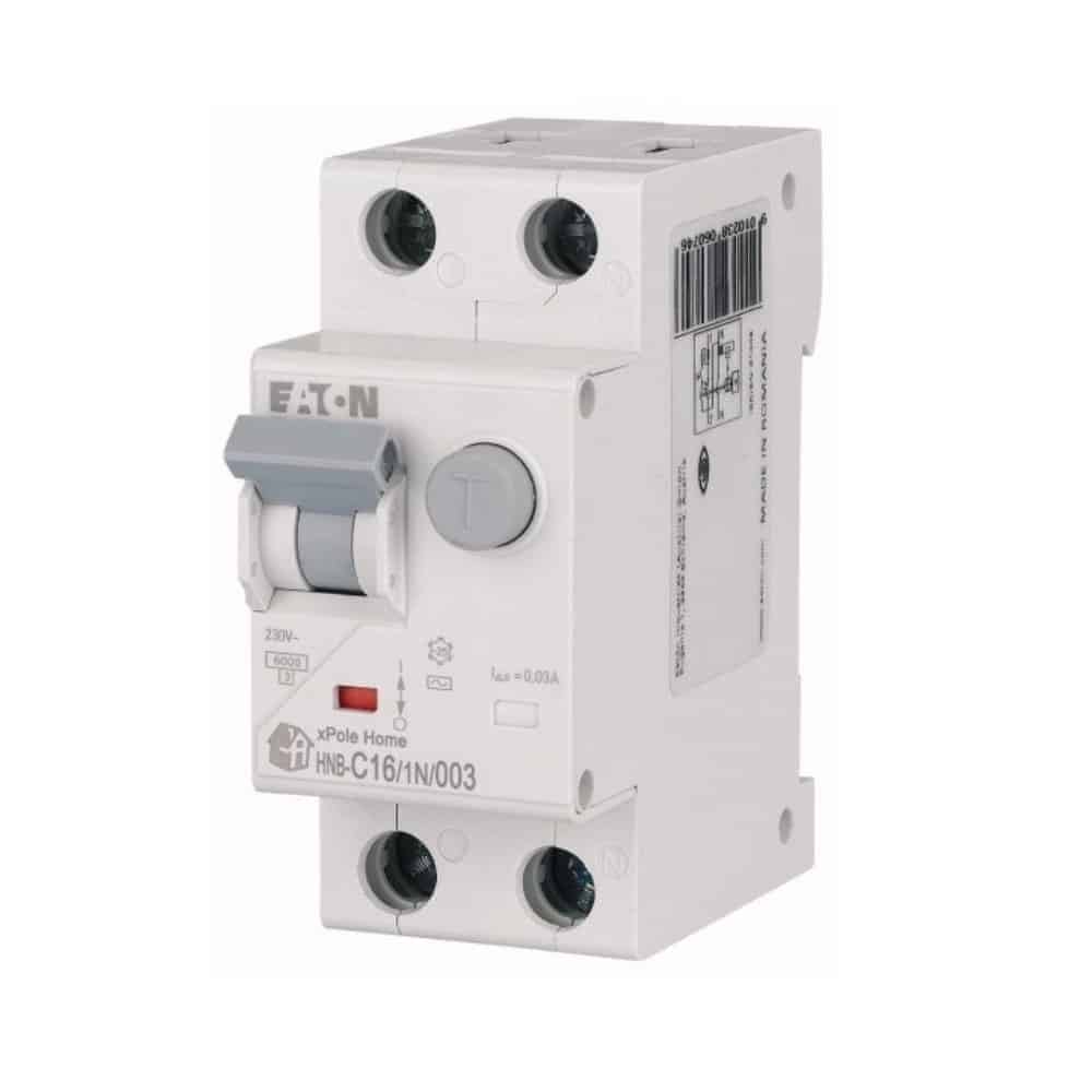 Diferențial 16A 1PN C 6kA 30mA, Eaton xPole HNB