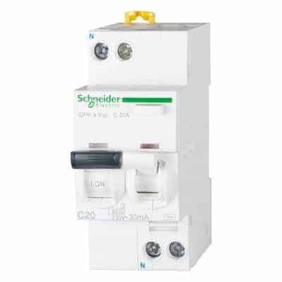 Întrerupător diferențial 32A 1P+N 30MA 4.5KA C A9D34632