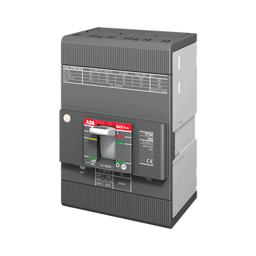 Întrerupător putere USOL 250A 3P 36kA, ABB XT3N 250 TMD 250-2500 3P FF