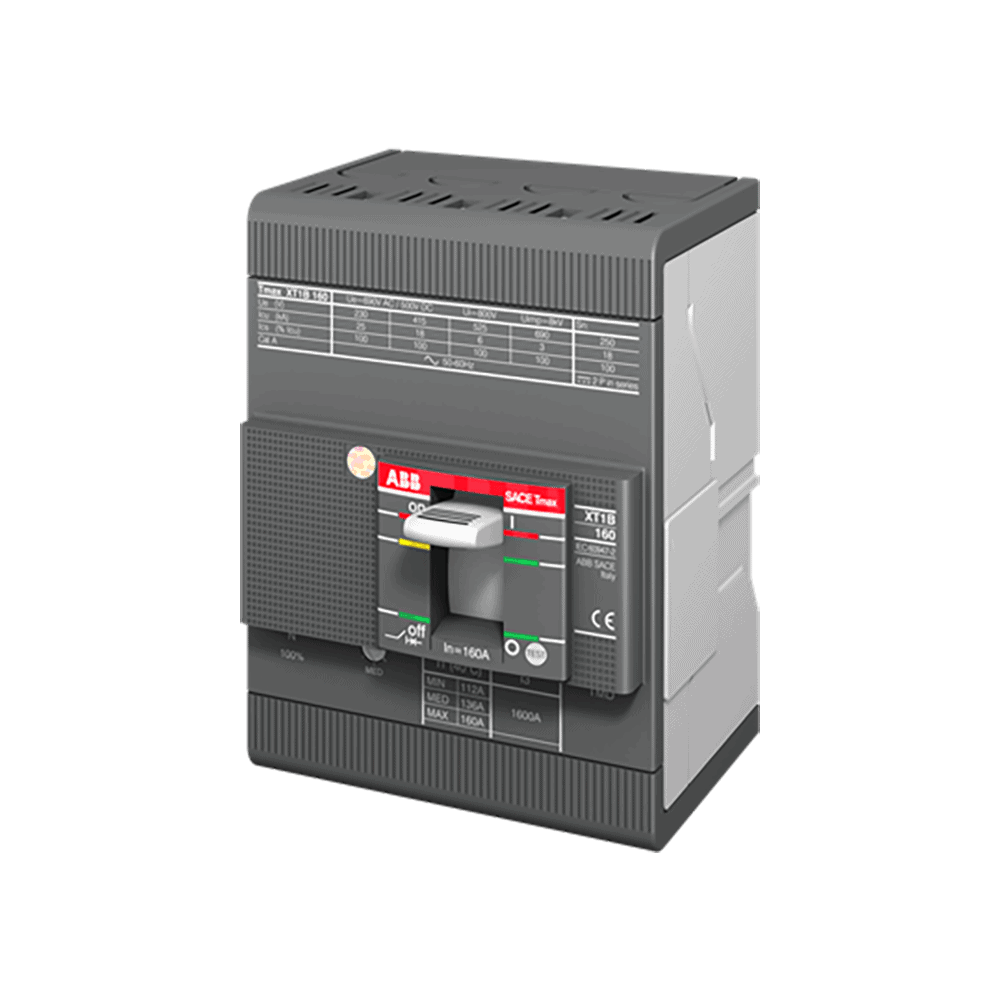 Întrerupător putere USOL 160A 4P 18kA, ABB XT1B 160 TMD 160-1600 4P FF