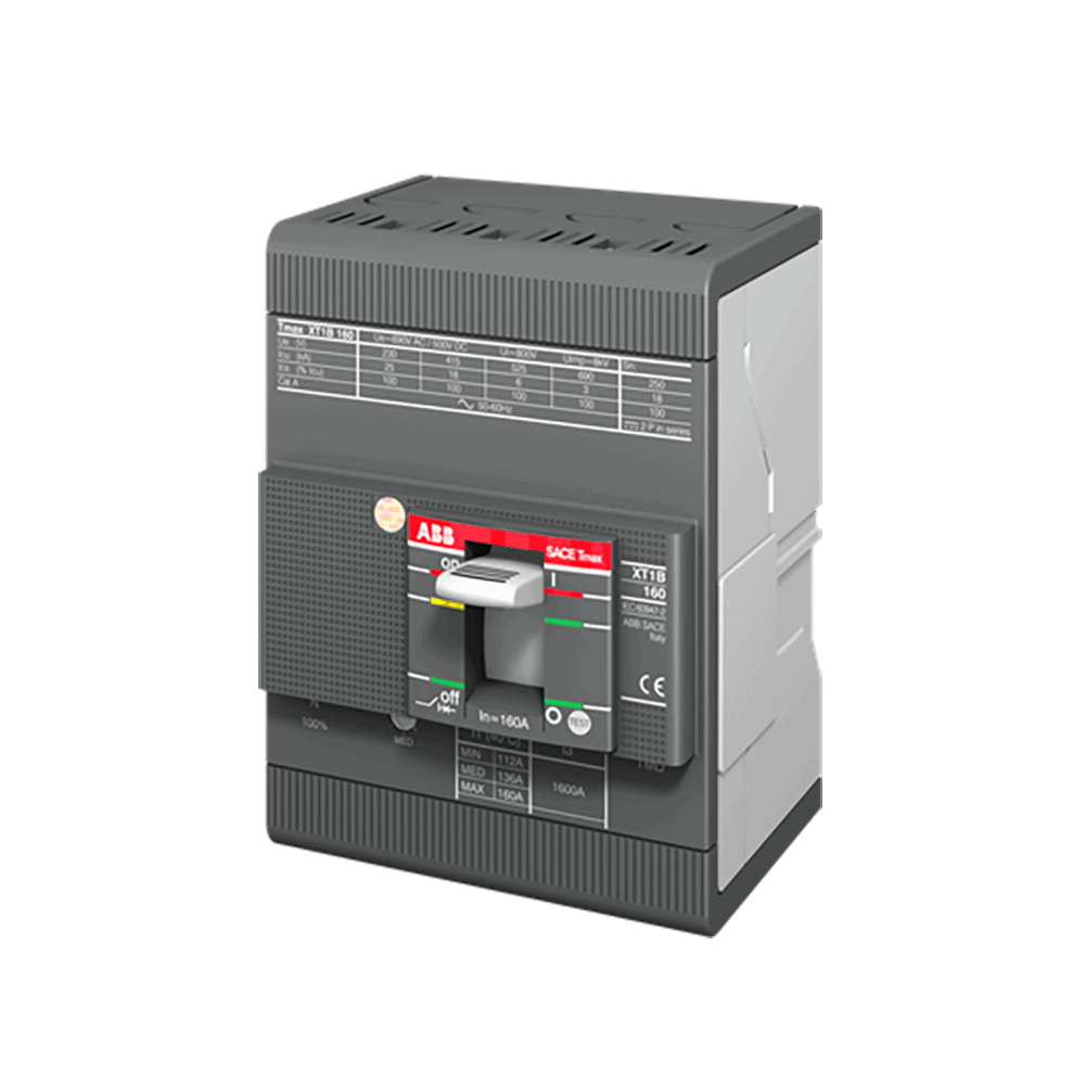 Întrerupător putere USOL 125A 4P 18kA, ABB XT1B 160 TMD 125-1250 4P FF