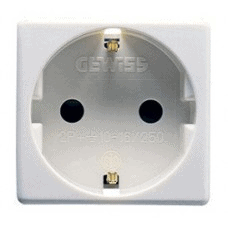 Priză SCHUKO 2M 16A german, gama SYSTEM, GW20265