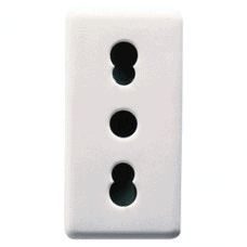 Priză 1M 2PE 16A ITALIAN, gama SYSTEM, GW20203