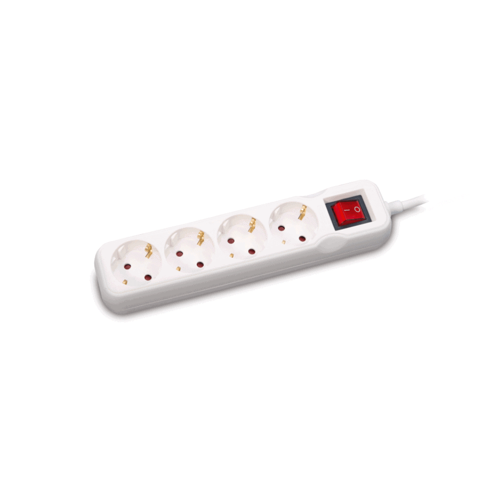 Prelungitor 3M 4PRIZE cu întrerupător 3X1