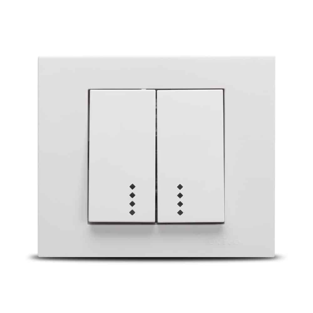 Comutator LED ST alb