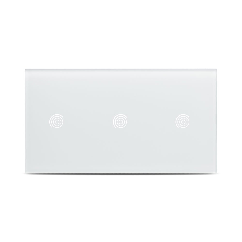 Panou triplu 1T-1T-1T aparataj touch pulsar