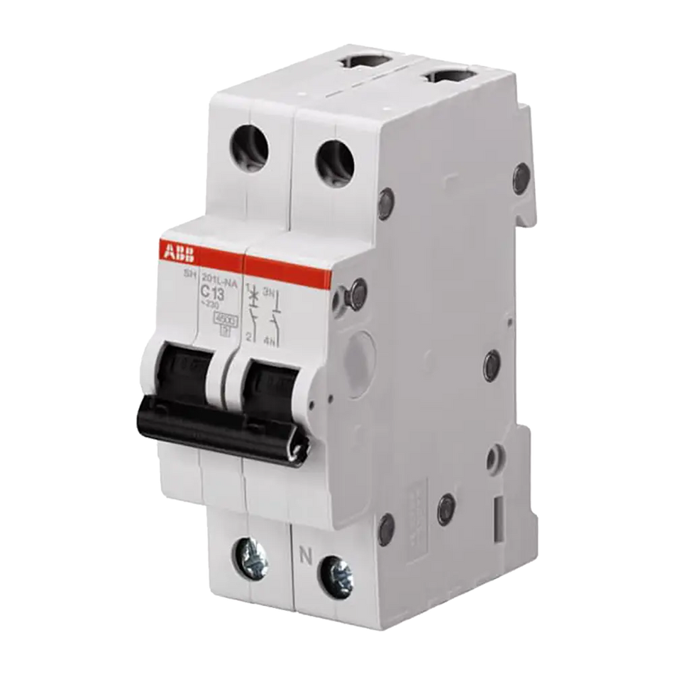 Întrerupător automat 25A 1P+N C 4.5kA, Abb SH201L-C25NA