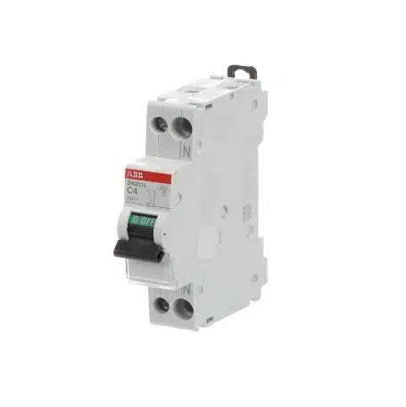 Întrerupător automat 4A 1P+N C 4.5kA, Abb SN201L-C4