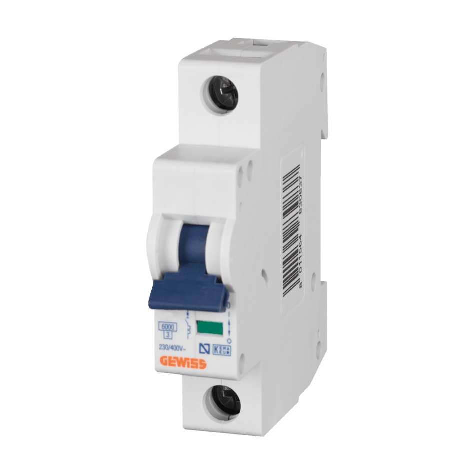 Întrerupător automat 16A 1P C 6kA , Gewiss GW91507