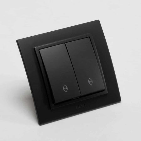 Comutator cap scară negru mat, Zena EL-BI