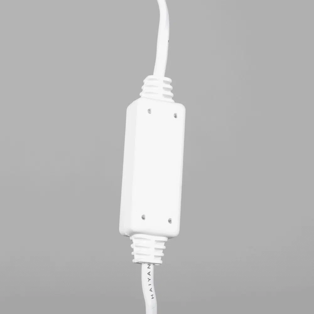 Cablu alimentare alb 3m cu ștecher