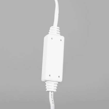 Cablu alimentare alb 3m cu ștecher