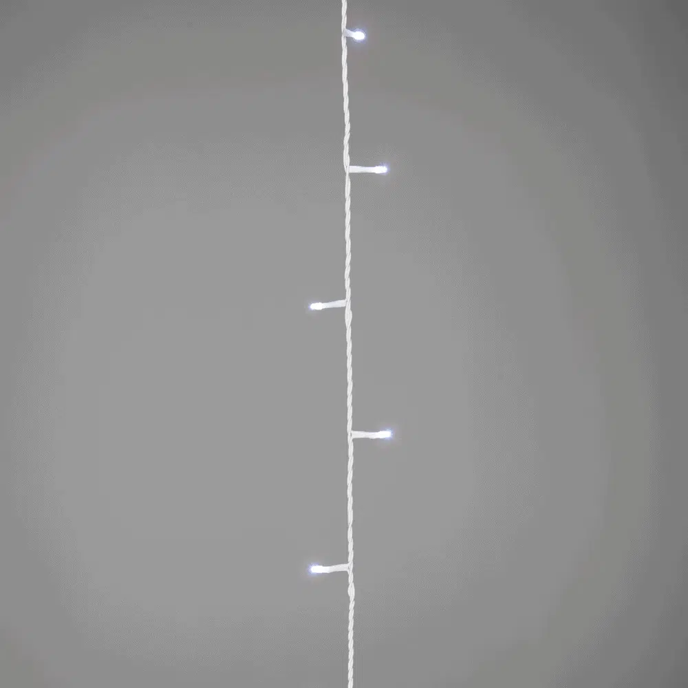 Perdea luminoasă 30 LED 2.2W 3m 6400K (alb rece)