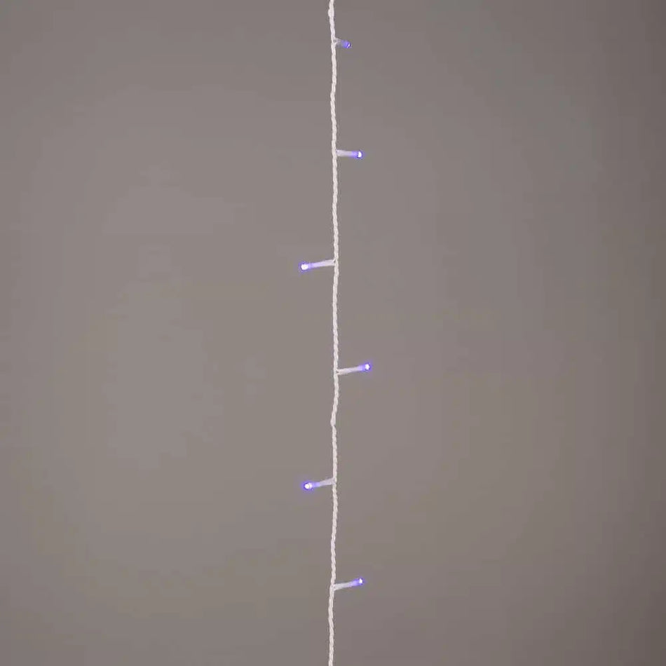 Perdea extensibilă 15 LED 1.1W 1.5m bleu