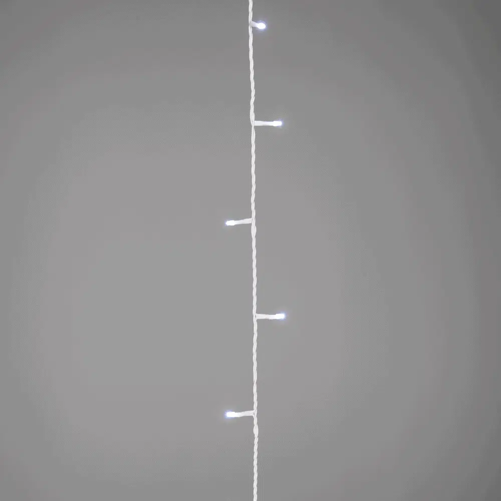 Perdea extensibilă 15 LED 1.1W 1.5m 6400K (alb rece)