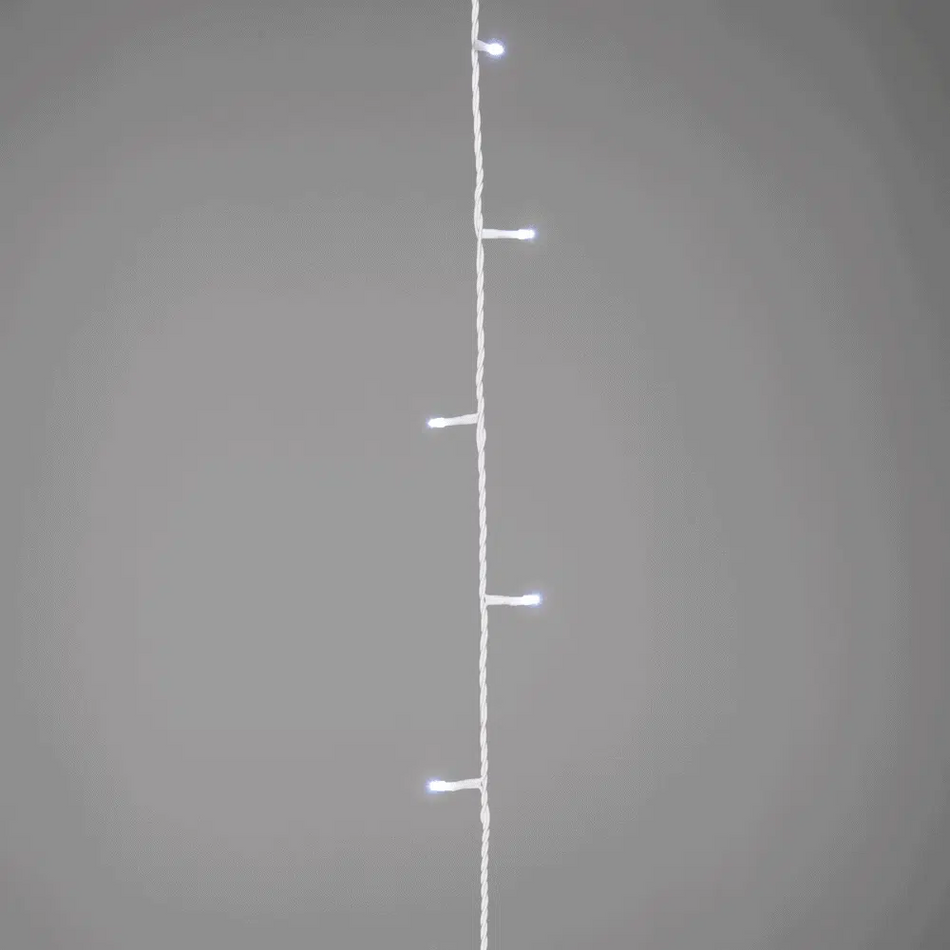Perdea extensibilă 15 LED 1.1W 1.5m 6400K (alb rece)