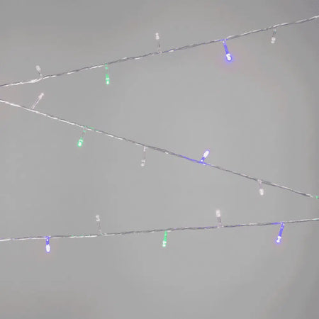 Instalație Crăciun multicolor 100LED 8m IP20