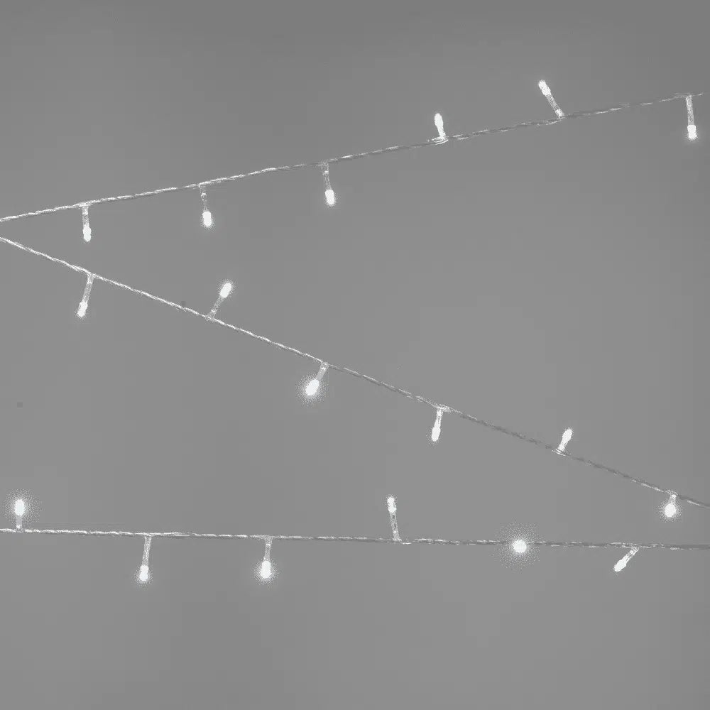 Instalație Crăciun alb 100 LED 8m IP20