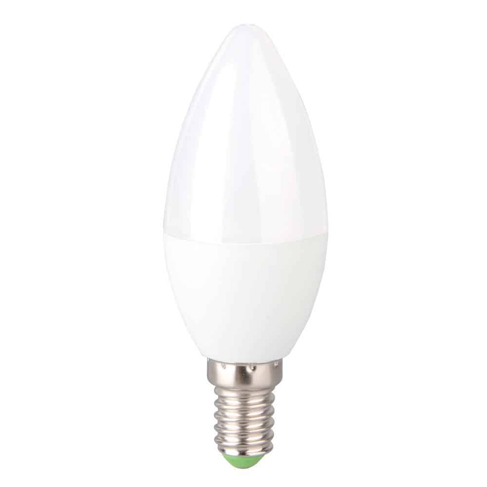 Bec LED lumânare 4W E14 3000K (lumină caldă)