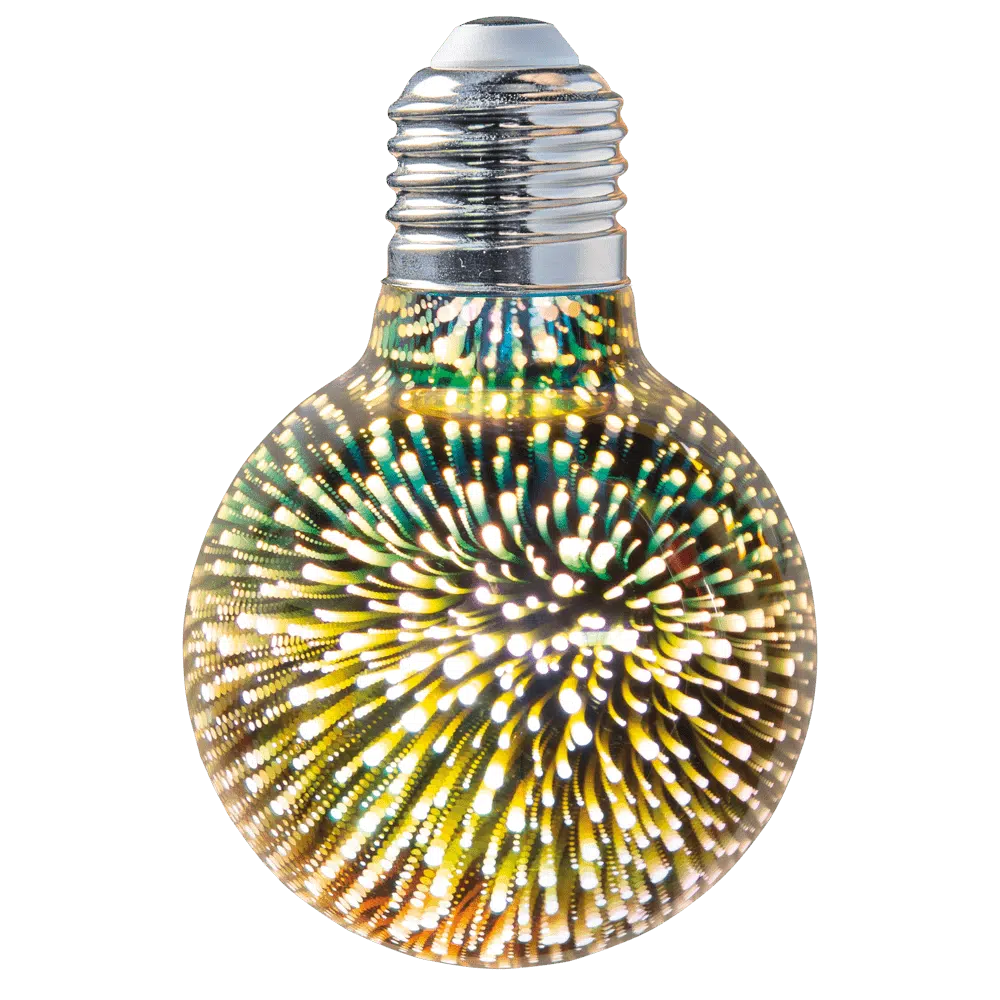 Bec LED decorativ 2W G80 E27 Stardust