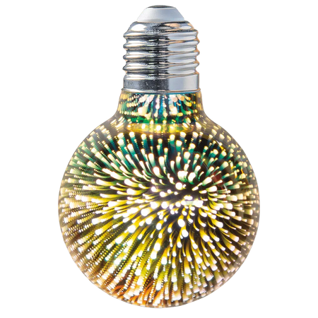 Bec LED decorativ 2W G80 E27 Stardust