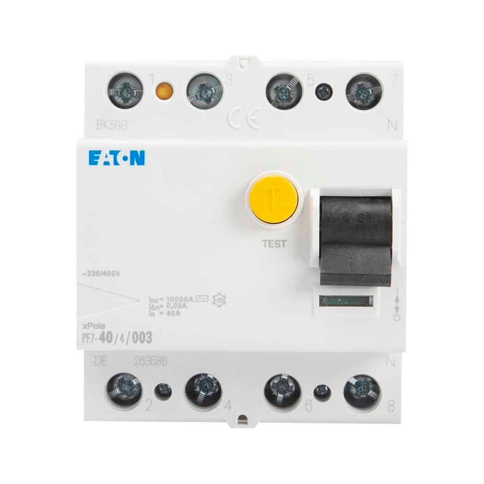 Întreruptor diferențial PFL7-40/4/003-DE, Eaton