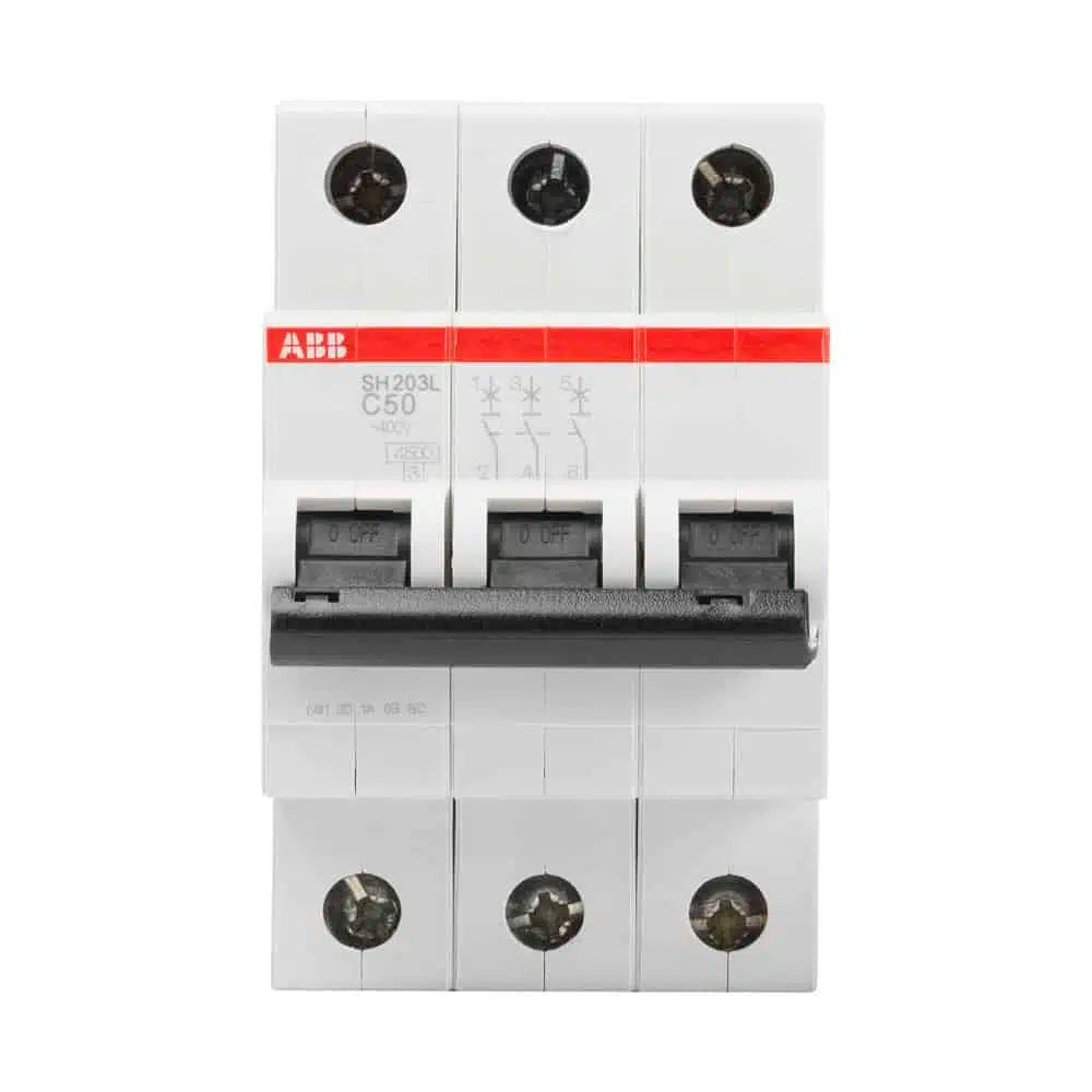 Întrerupător automat 50A 3P C 4.5kA, ABB SH203L-C50