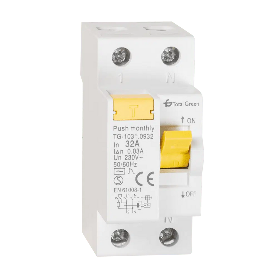 Diferențial 32A 2P 30mA, Total Green