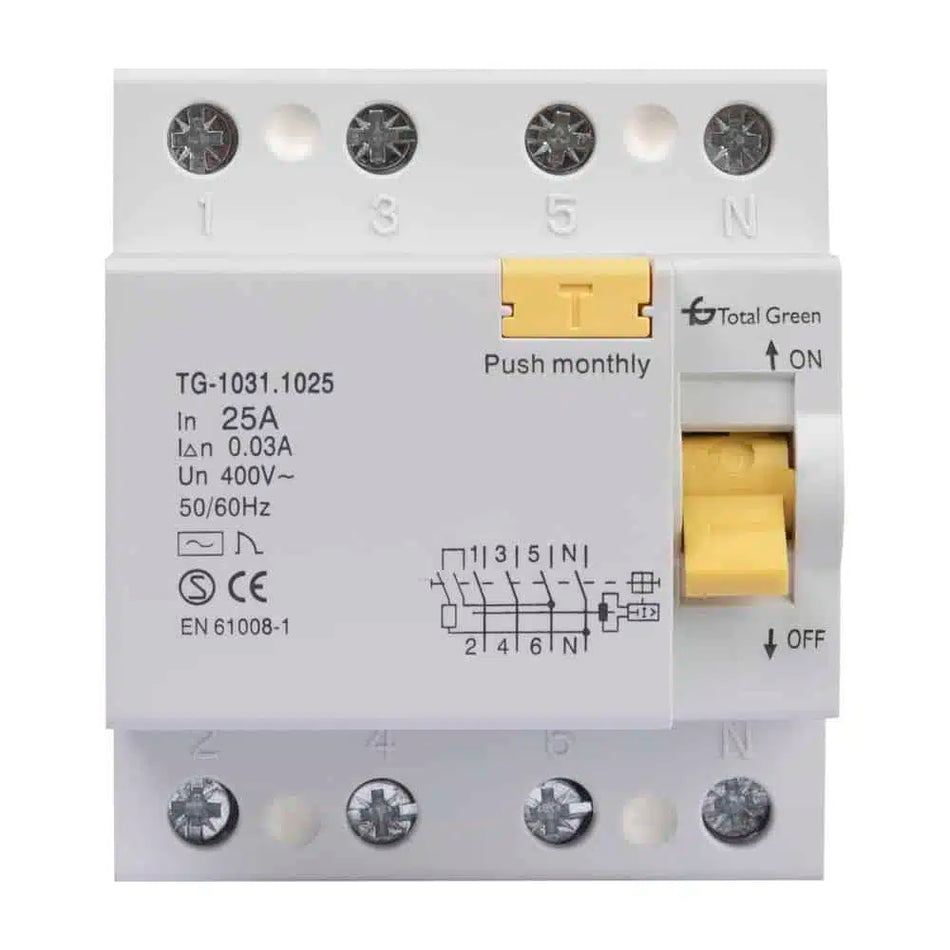 Diferențial 25A 4P 30mA, Total Green