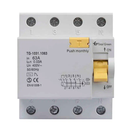 Diferențial 63A 4P 30mA, Total Green