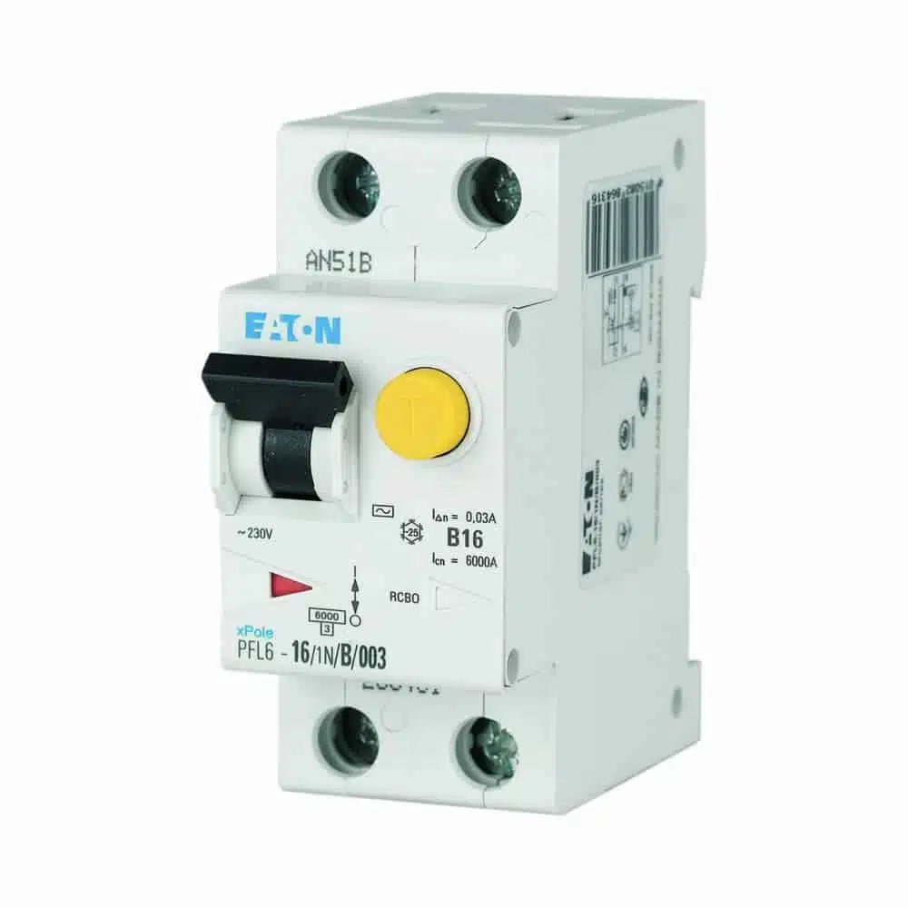 Întreruptor diferențial PFL6-10/1N/C/003, Eaton