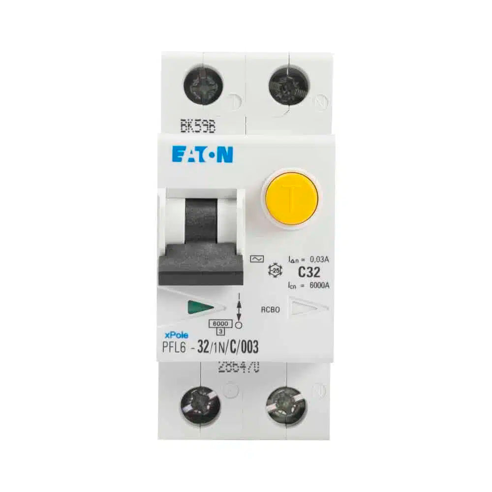 Întreruptor diferențial PFL6-32/1N/C/003, Eaton