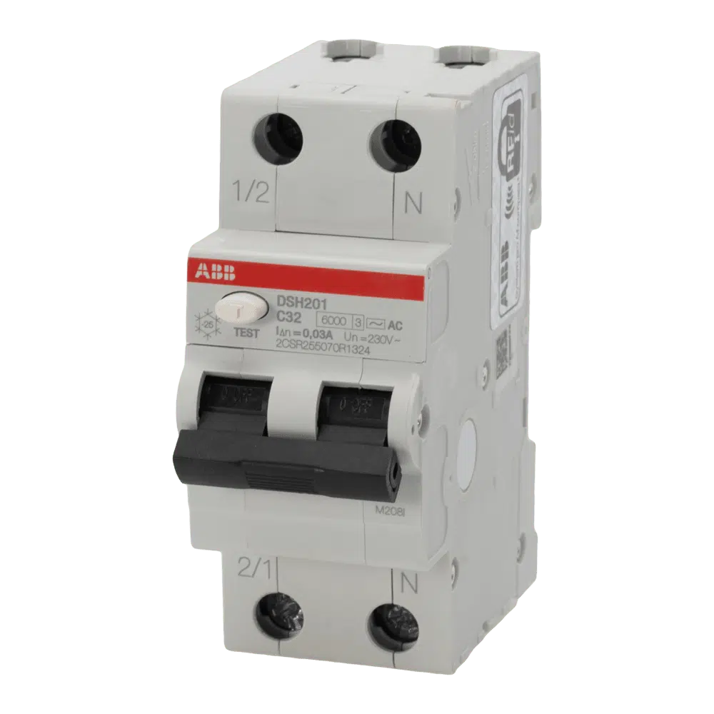 Diferențial RCBO 32A 1P+N C 6KA 30mA, ABB DSH201 C32 AC30
