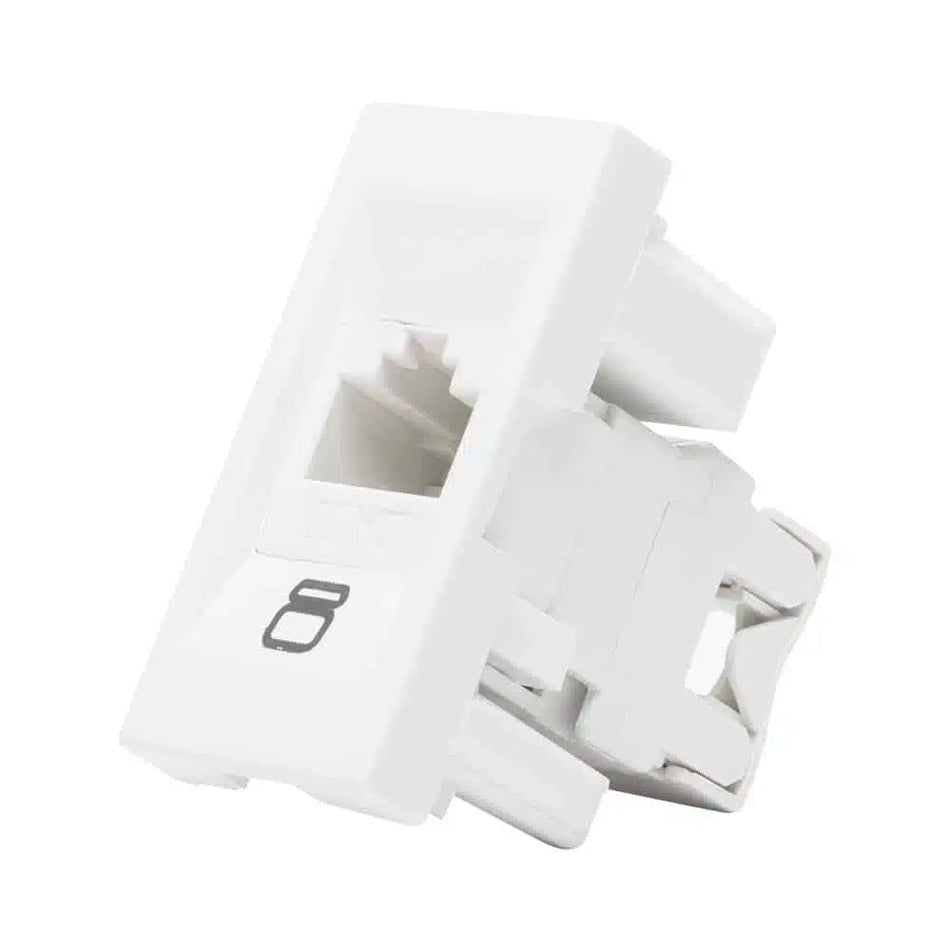 Priza UTP CAT6e 1M, alb,  Elbi Moda Voice