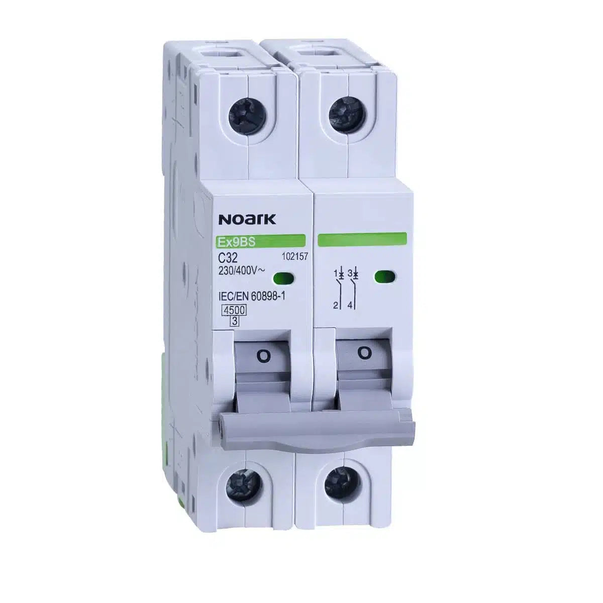 Întreruptor automat Ex9BS 2P C63, Noark 102160