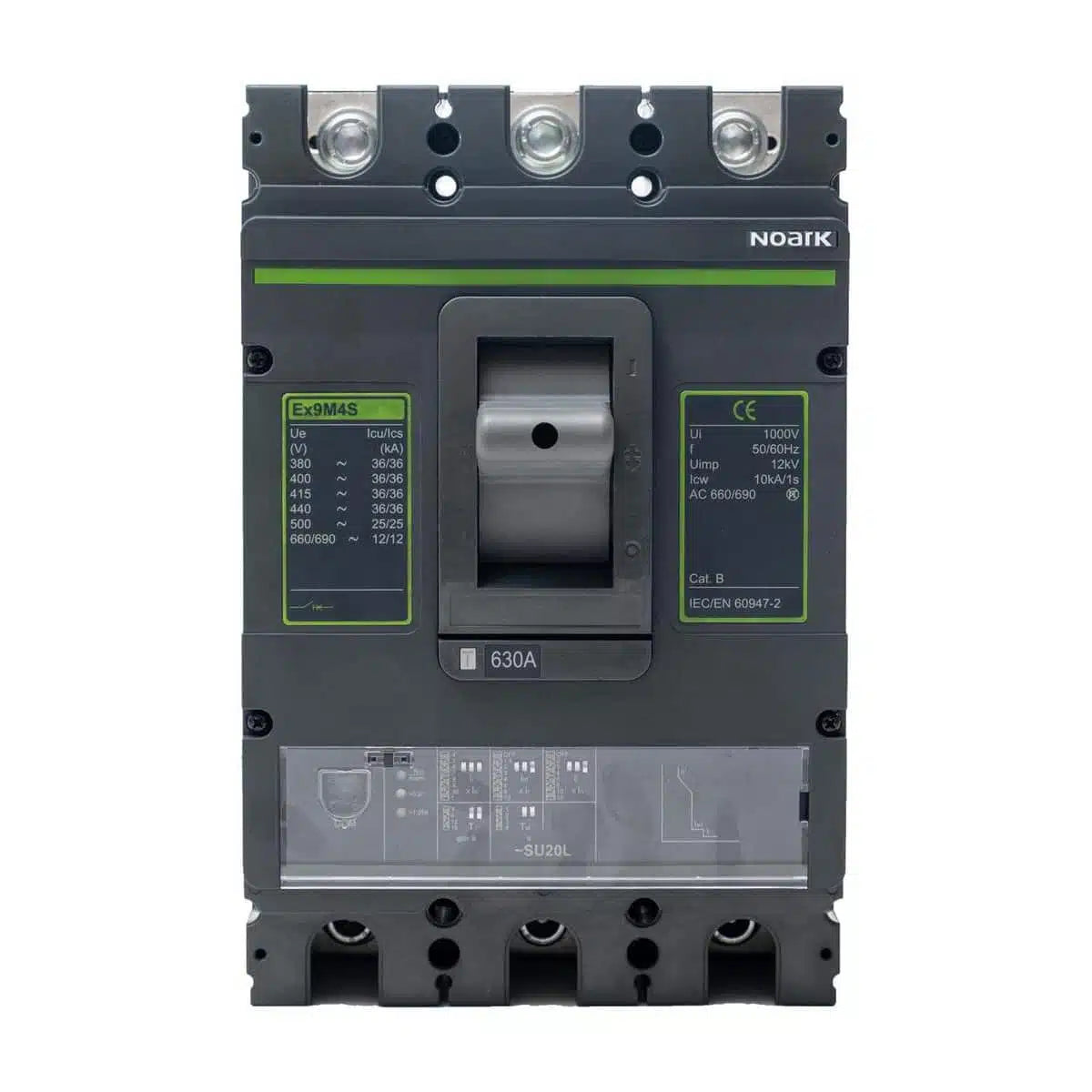 Întrerupător automat Ex9M3S SU20L 630 3P EU, Noark 111229
