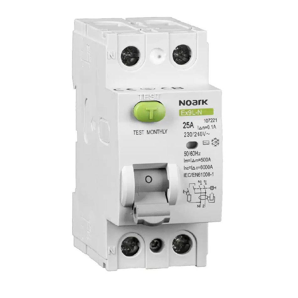 Diferențial RCCB Ex9L-N 2P 40A 300mA, Noark 108323