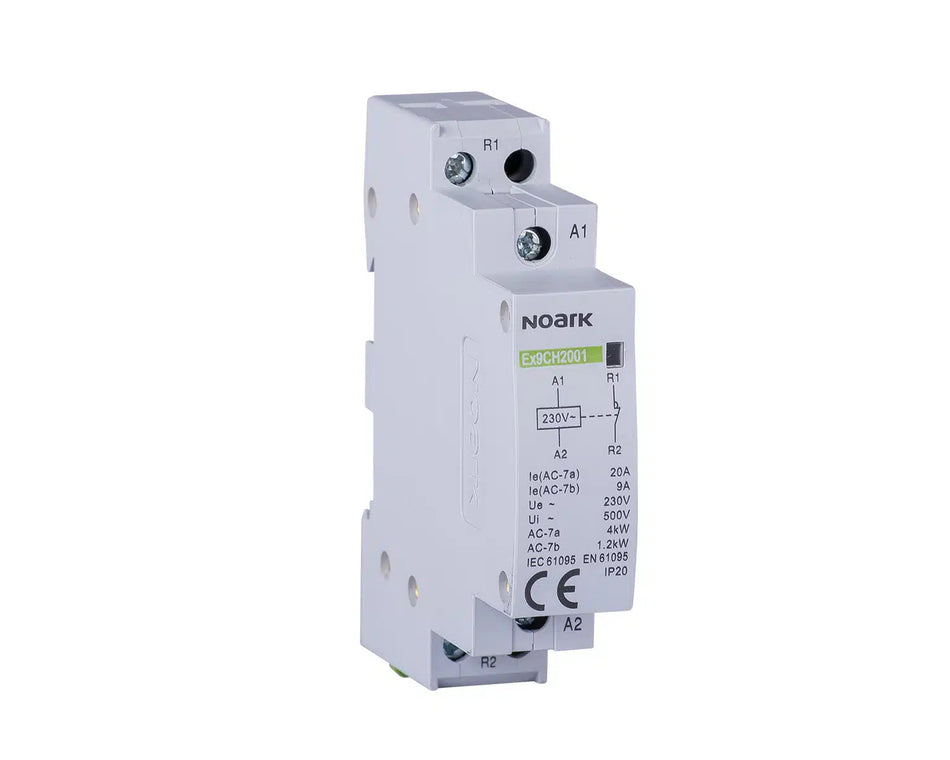 Contactor de instalare Ex9CH25 20 230V, Noark 107320
