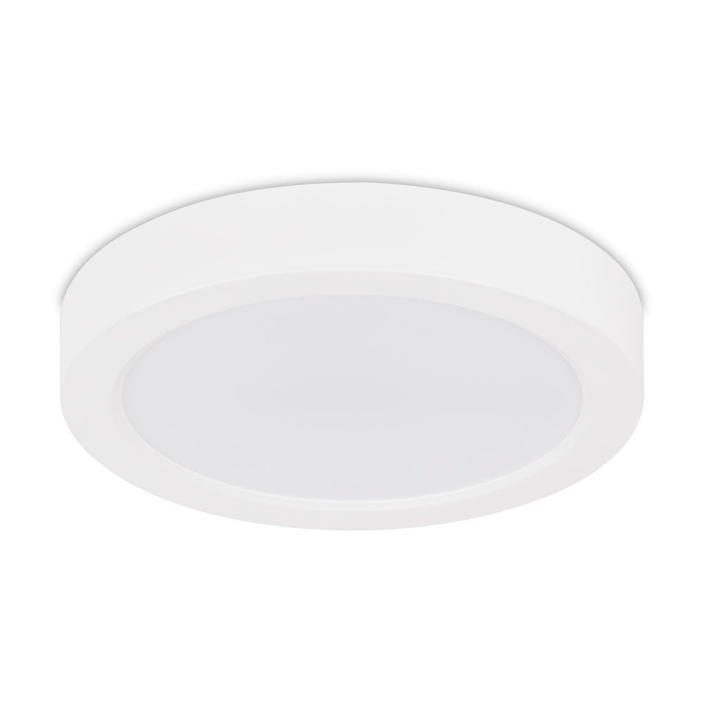 Spot LED 24W rotund aplicat, ramă plastic IP44