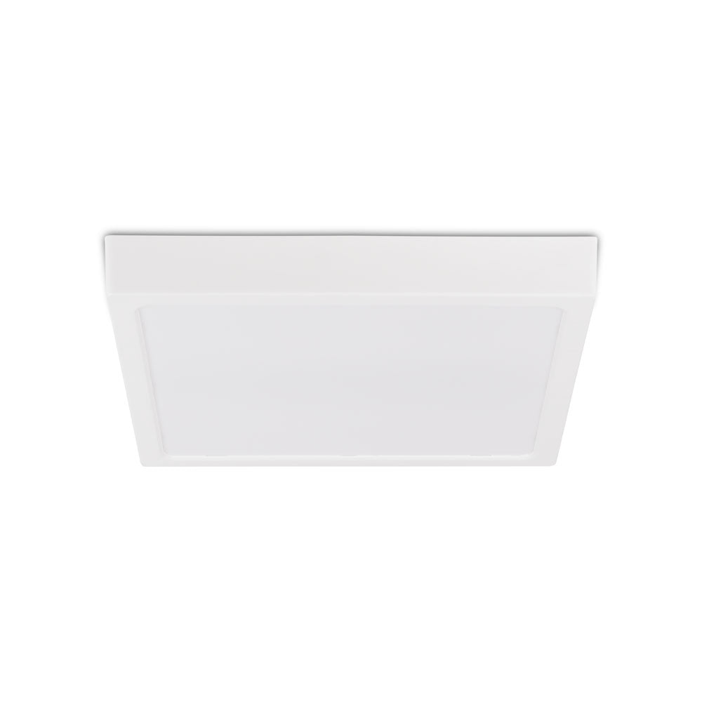 Spot LED 24W pătrat aplicat, ramă plastic IP44
