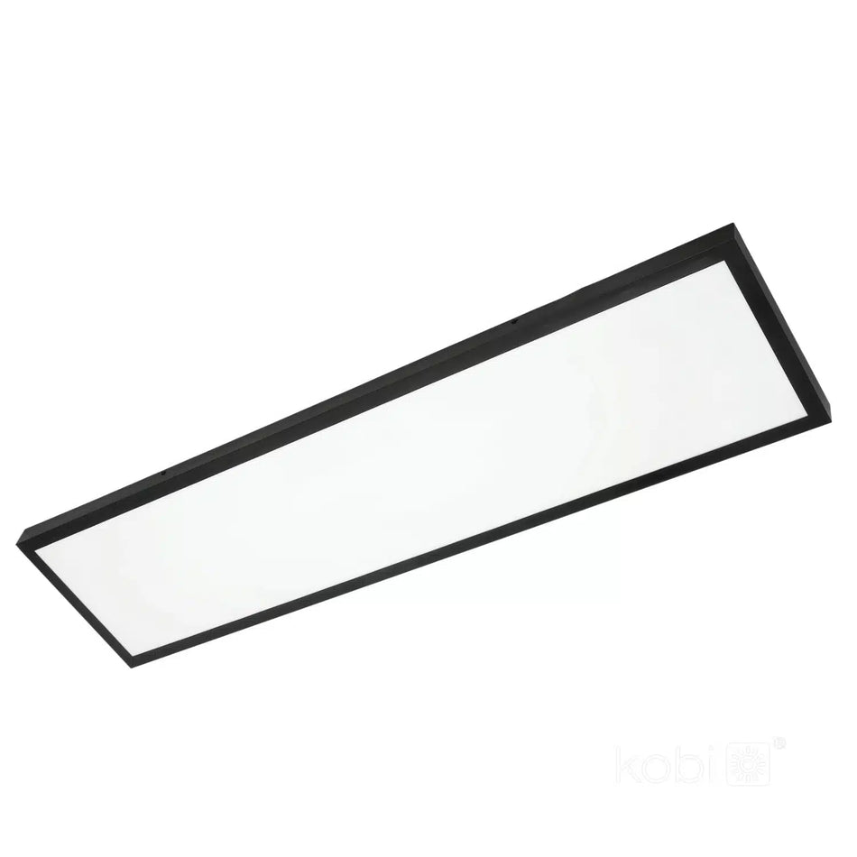 Panel LED 36W 4000K 30x120 negru BRISBANE, Kobi