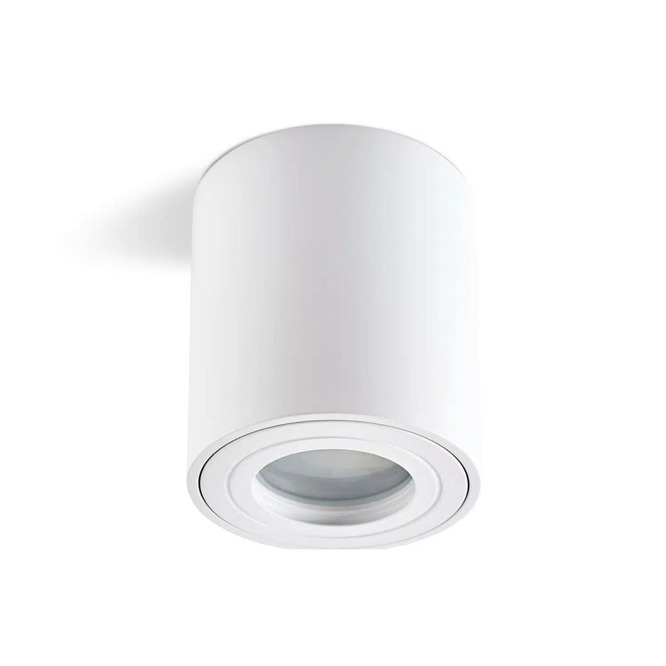 Reflector aplicat fix GU10 alb AQUARIUS ROUND, Kobi