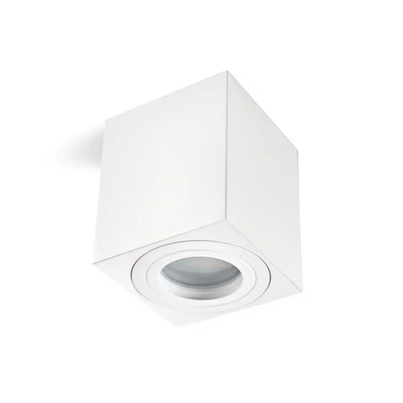 Reflector aplicat fix GU10 alb AQUARIUS SQUARE, Kobi